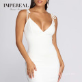 Fashionable Premium Bodycon Summer White Bandage Dress